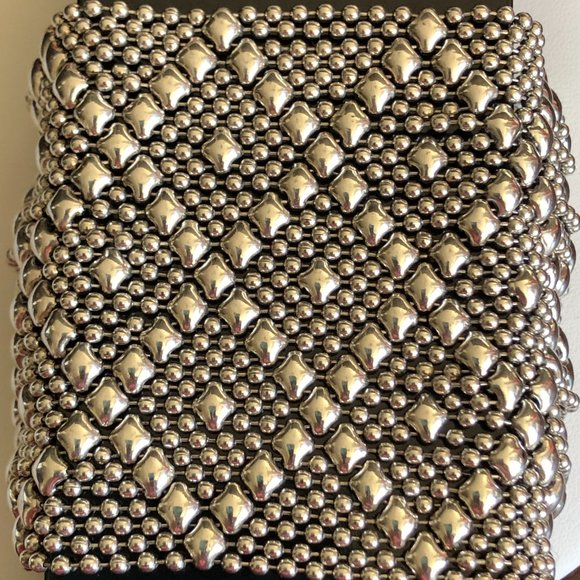 Sergio Guttierez LIQUID METAL B26 Silver Mesh Bracelet - Picture 2 of 13